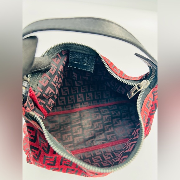 Fendi Zucchino Baguette Top Handle Bag - Picture 6 of 10